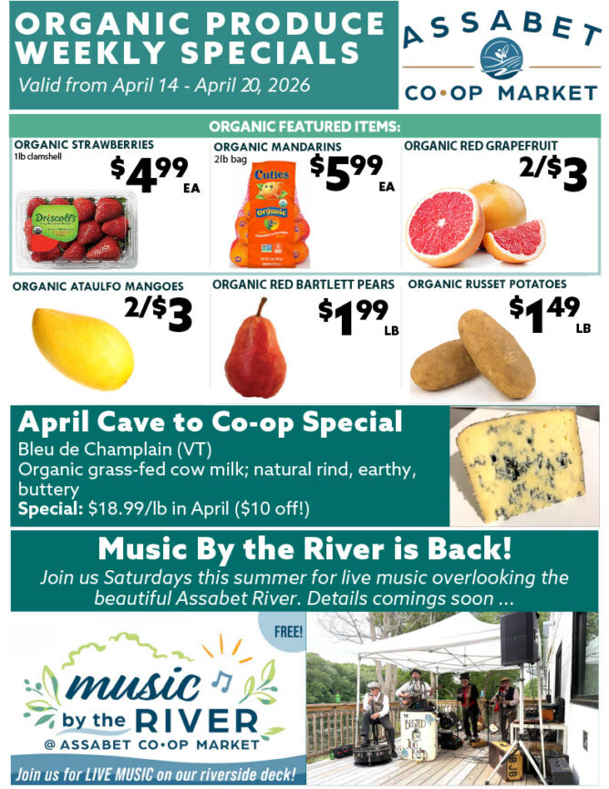 Organic Produce Specials 4.14 4.20