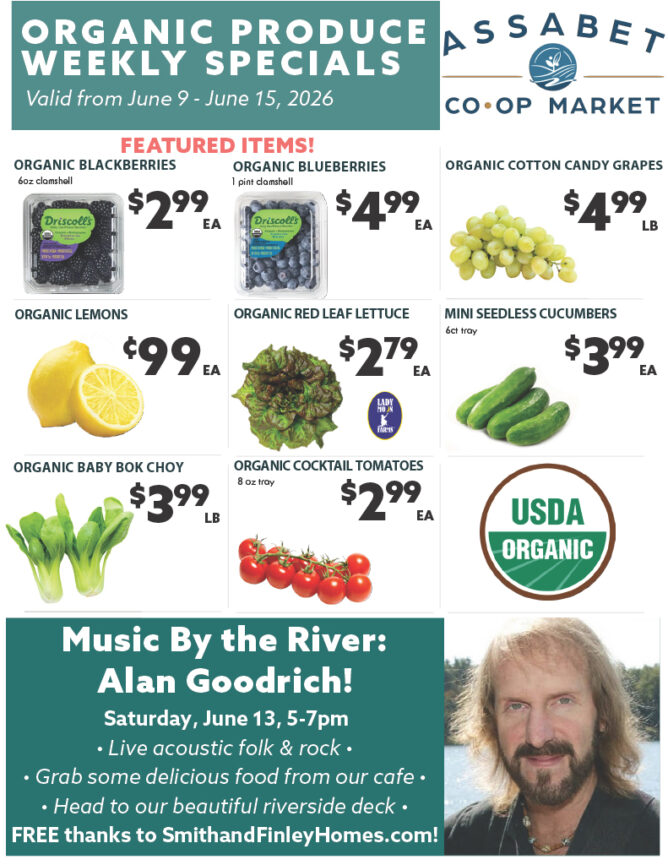 Organic Produce Specials 6.9 6.15