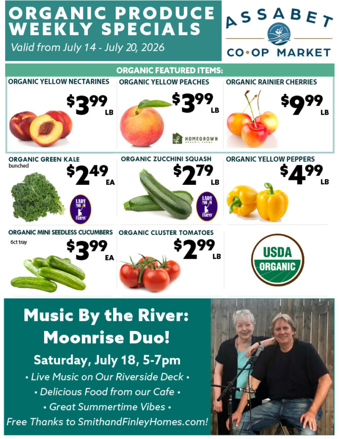 Organic Produce Specials 7.14 7.20