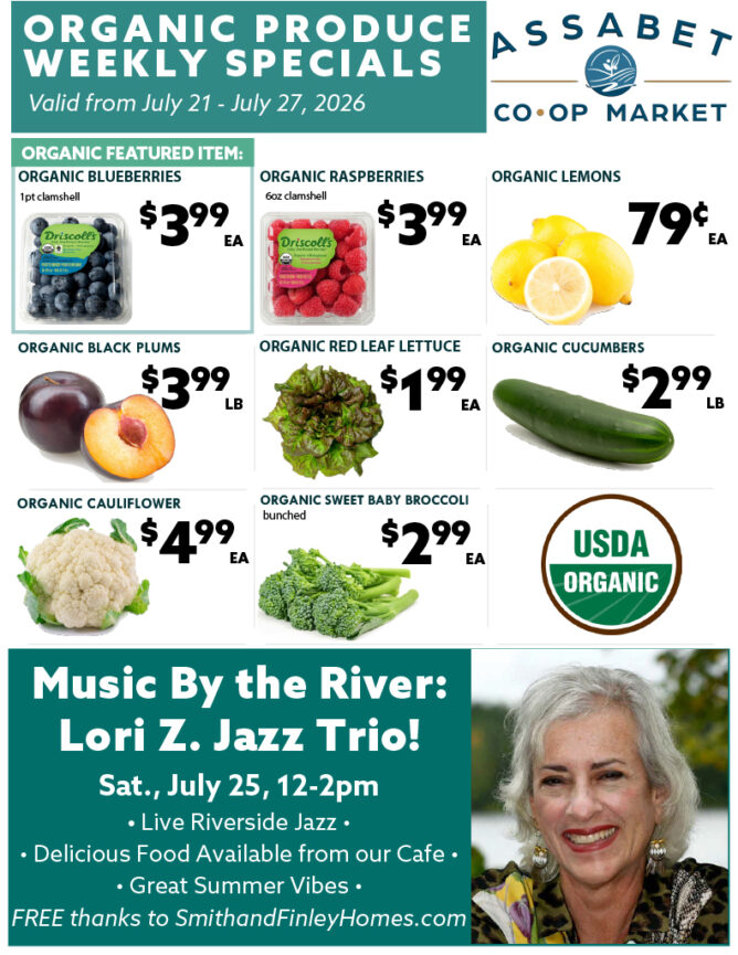 Organic Produce Specials 7.21 7.27