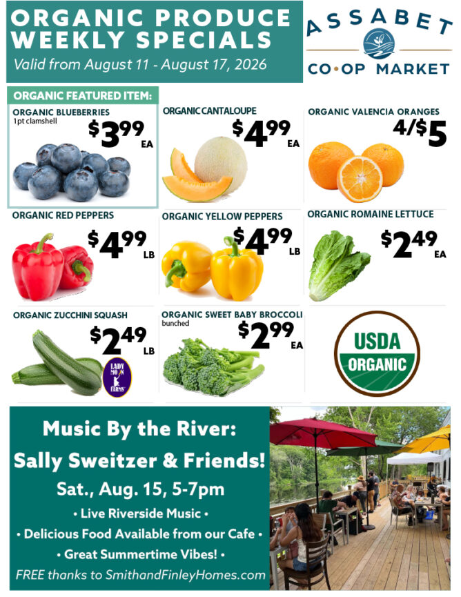 Organic Produce Specials 8.11 8.17
