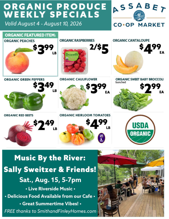 Organic Produce Specials 8.4 8.10