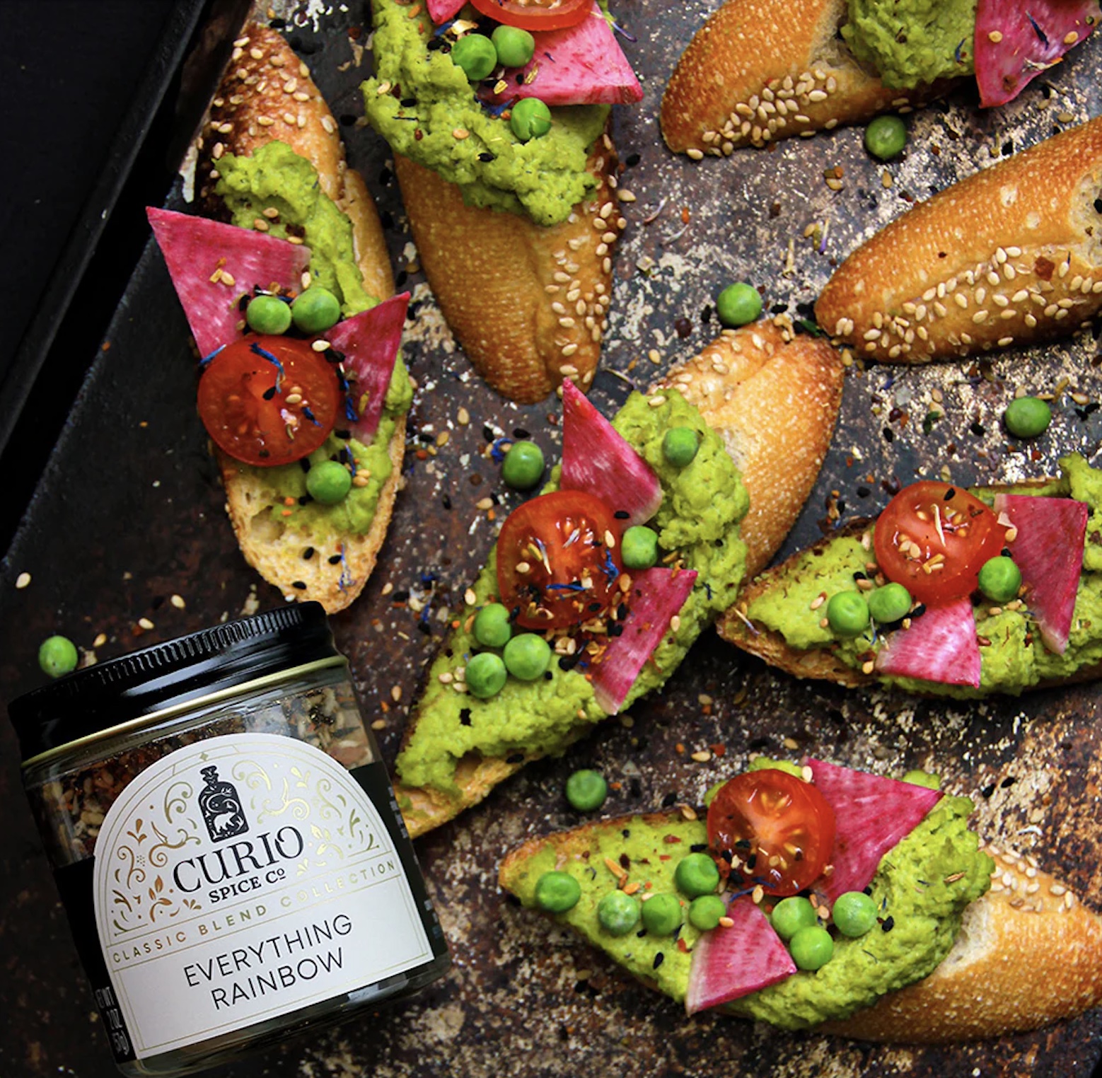 Curio Spice Green Pea Hummus