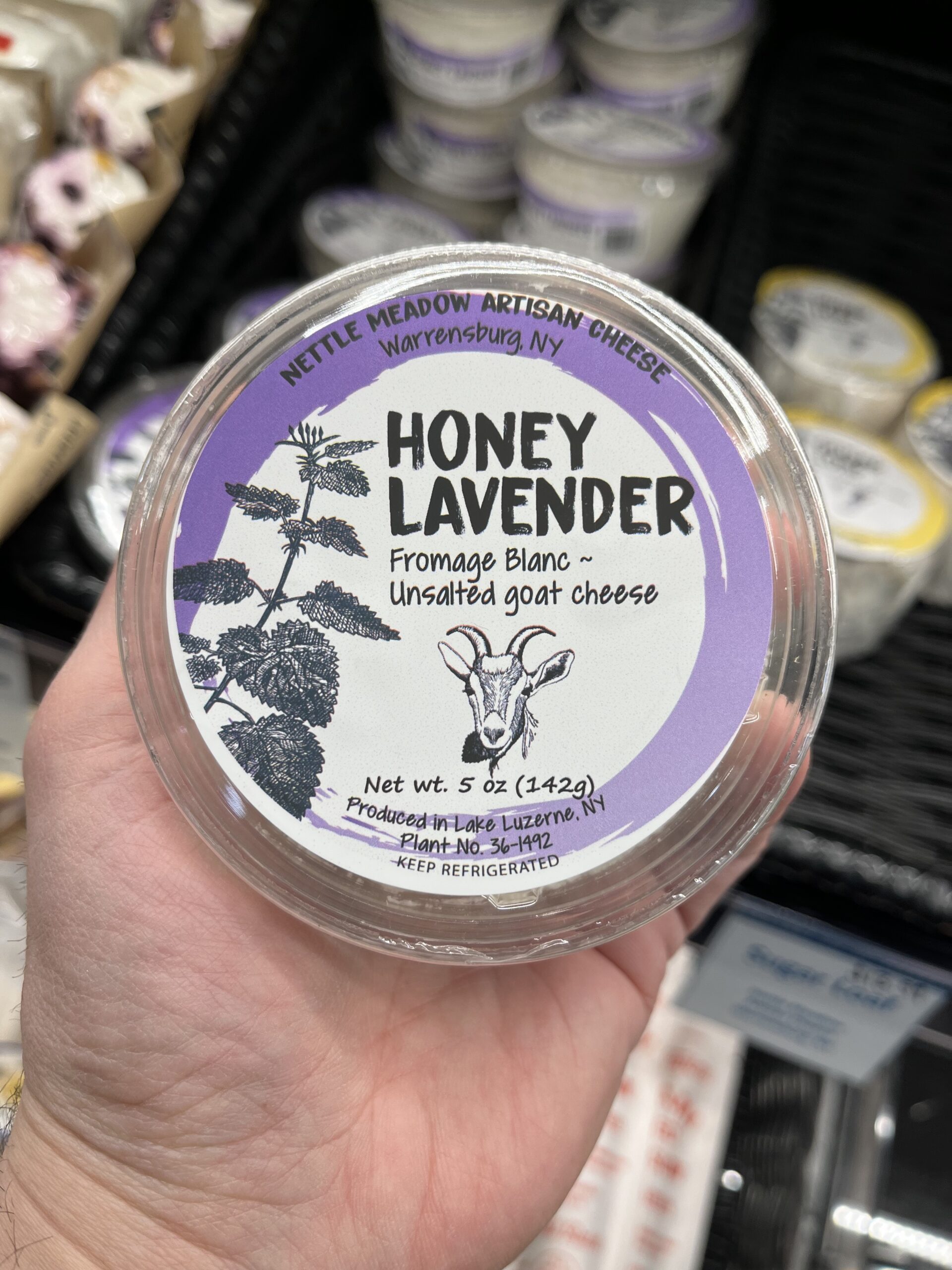 Honey Lavender Goat Cheese