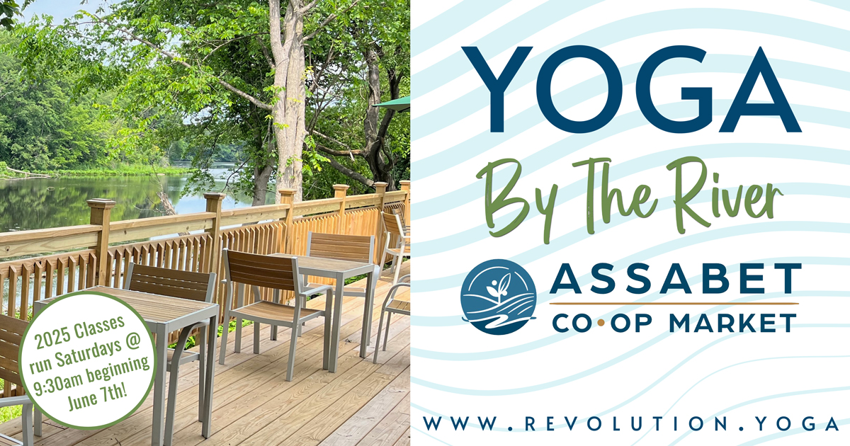Yoga By the River 2025 Banner